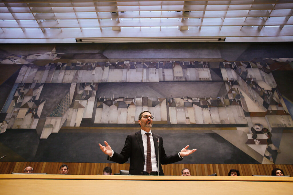 Landeshauptmann Arno Kompatscher: „Wenn ich in die Zukunft blicke, bin ich zuversichtlich.“ Zuversichtlich, „weil die Jugend ihre Zukunft selbst in die Hand nimmt“. Foto: Alexander Alber