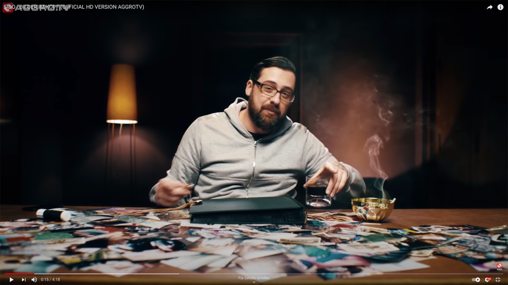 Zu den Vorbildern für den Wirth-Anderlan-Rap gehören Sido (im Bild) und Seeed. Nicht nur dafür wurde der Schütze „gedisst“, wie etwa im Video von „Casa Roccia feat. Berise“: „Es isch Zeit“ (Official Disstrack). Foto: Youtube