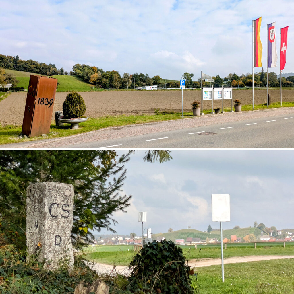 „I confini sono tutti un po’ assurdi, ma quello che divide Germania e Svizzera a Büsingen am Hochrhein lo è più di altri, anche se, fortunatamente, non è costato migliaia di morti.“ Foto: Massimiliano Boschi