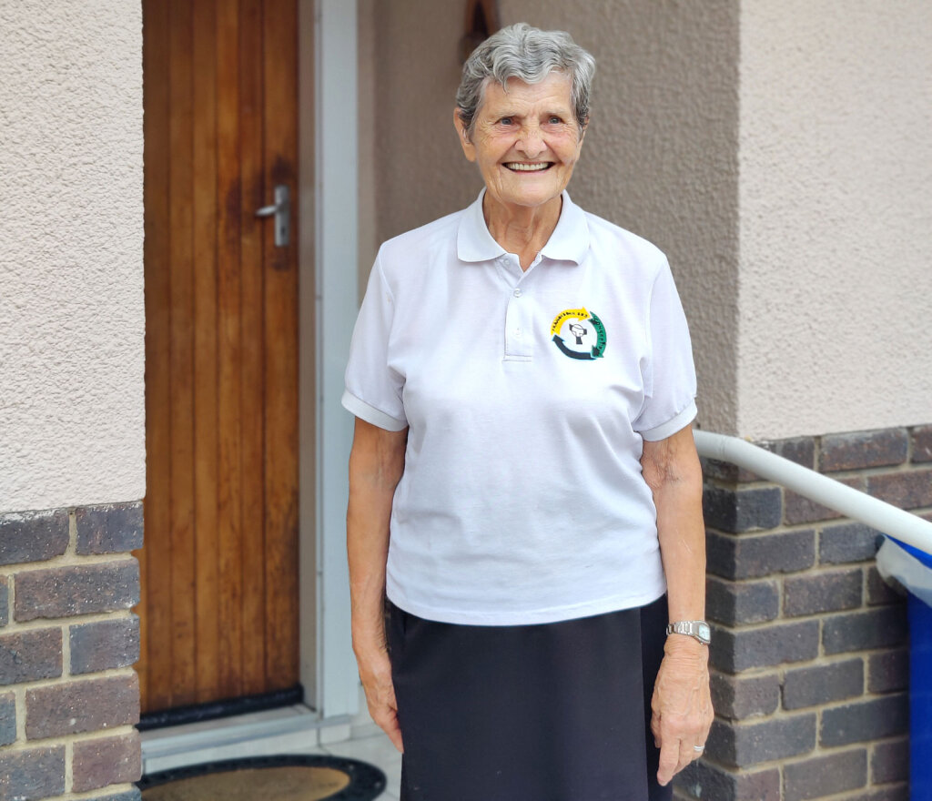 Schwester Maria Luise Gufler trat vor 60 Jahren in einen Orden ein und lebt jetzt in Südafrika: „Wir Franziskanerinnen dienen den Mitmenschen.“ Foto: Helmut Luther