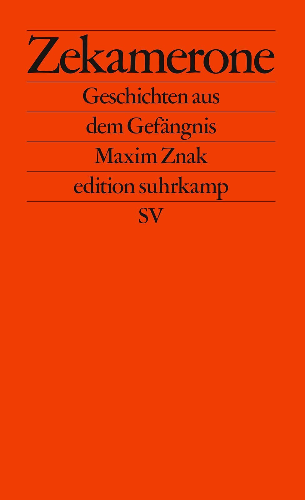 Aus Gefängnis geschmuggelt: Notizen von Maxim Znak. Foto: Suhrkamp Verlag