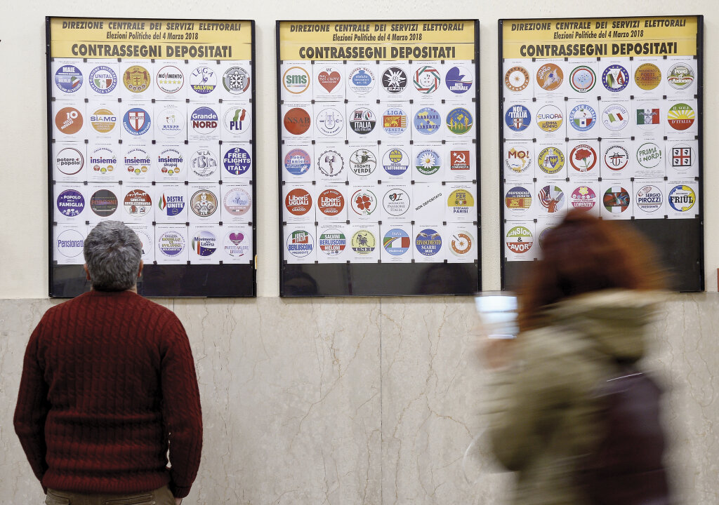 Die Auswahl ist groß, die Hoffnung auf Veränderung hingegen gering: Am 4. März sind die Italiener aufgerufen, ein neues Parlament zu wählen. Foto: Apa