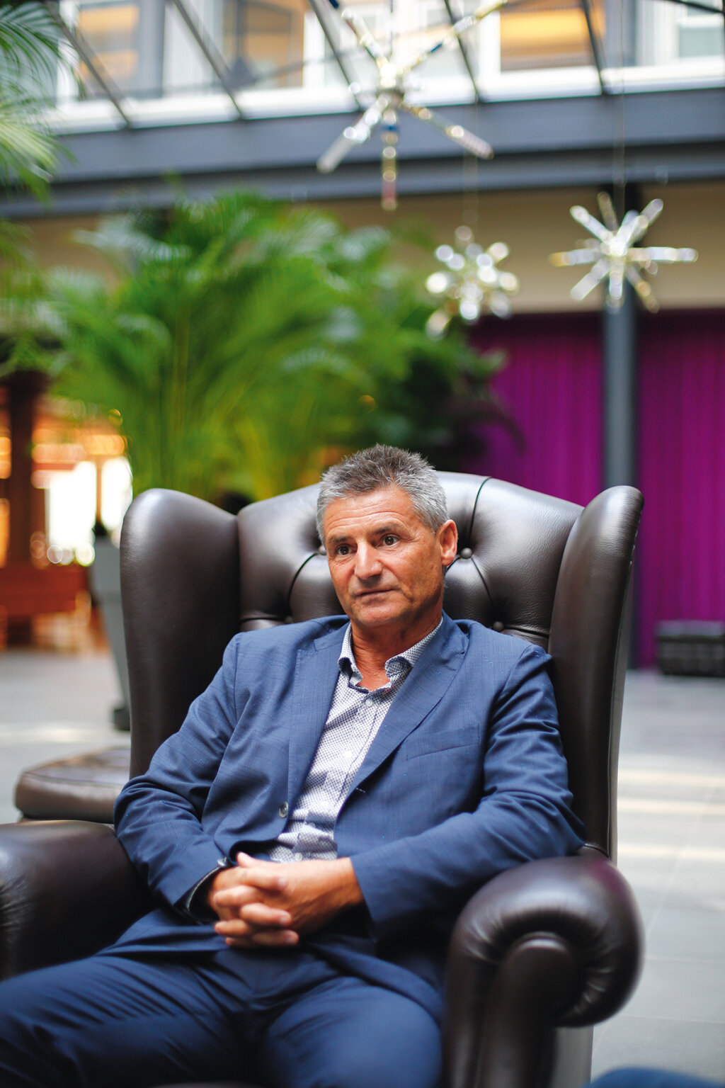Hotelier Heinrich Dorfer: „Unser Hotel am Gardasee ist offen und gut gebucht.“ Foto: Alexander Alber