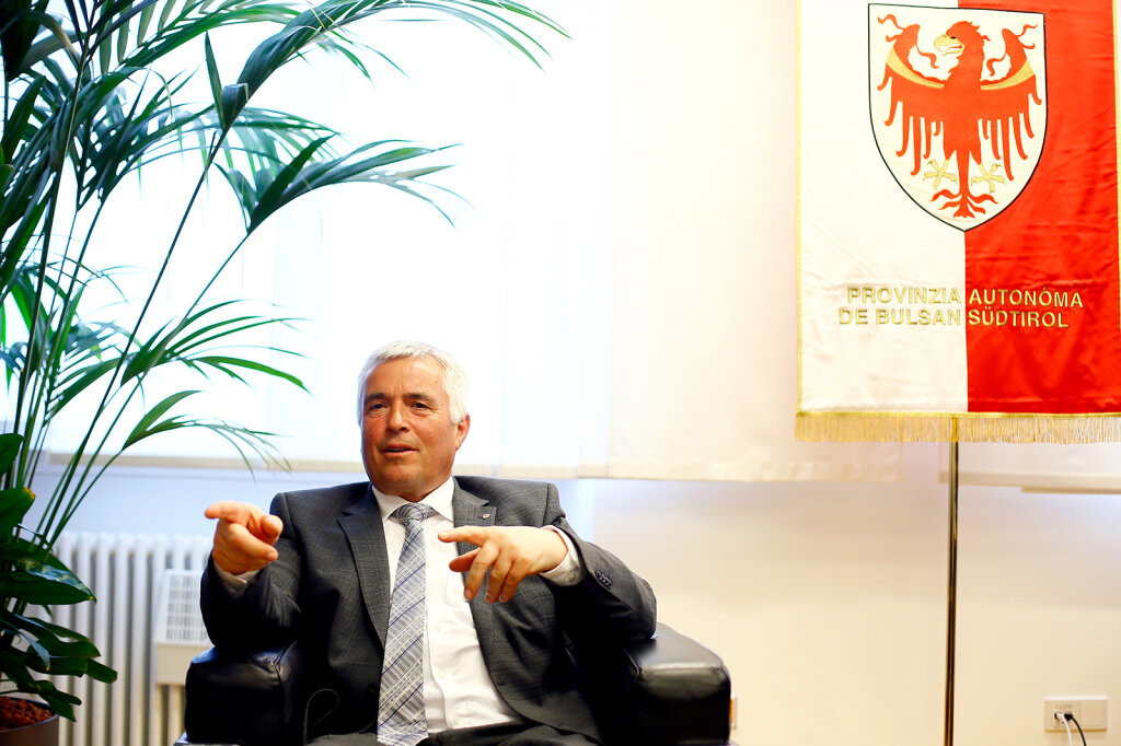 Sepp Noggler (SVP): „Habe nur meine Arbeit gemacht.“ Foto: Alexander Alber