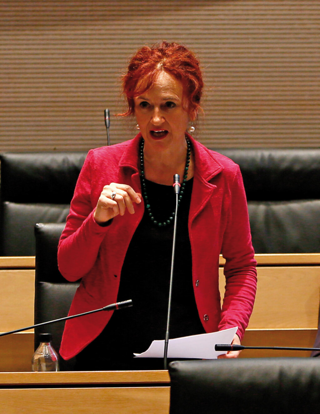 Brigitte Foppa, Jahrgang 1968, aus Montan, sitzt seit 2013 für die Grünen im Landtag. Seit 2009 ist sie Co-Vorsitzende ihrer Partei. Foto: Alexander Alber