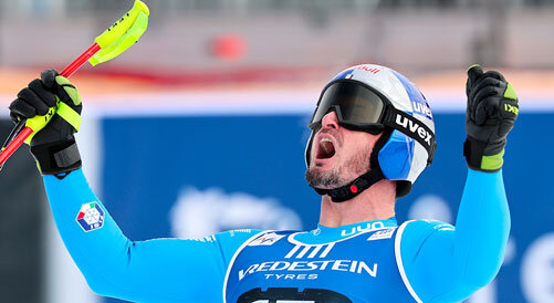Dominik Paris feierte beim Weltcup-Finale in Kvitfjell einen historischen Doppelsieg. Foto: Archiv