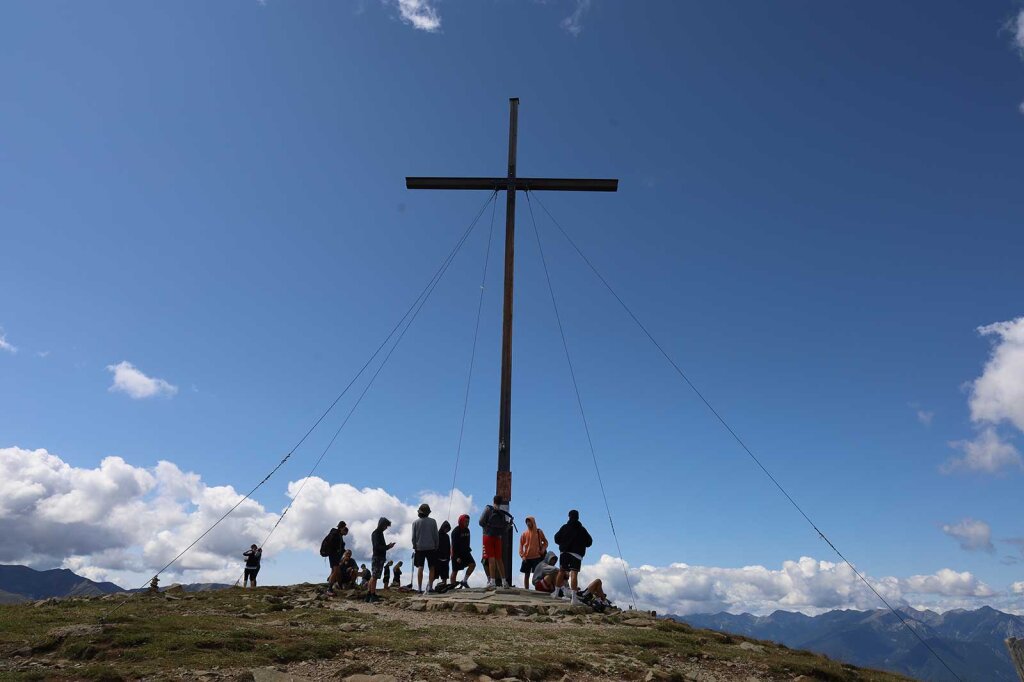Auf dem Astjoch: Einfach zu bezwingender Aussichtsgipfel. Foto: Anja Eichelsdörfer