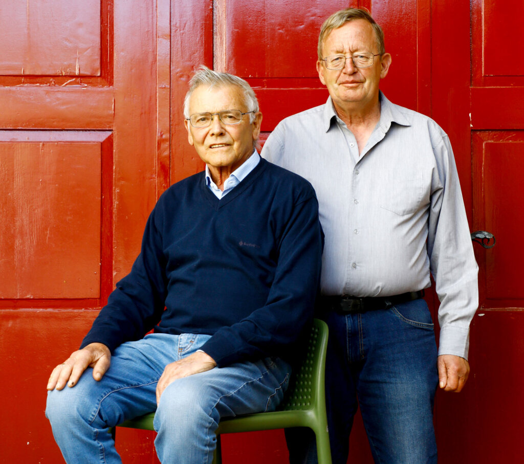 Die Speerspitze des Heimatbunds: Meinrad Berger (links) und Roland Lang. Foto: Alexander Alber