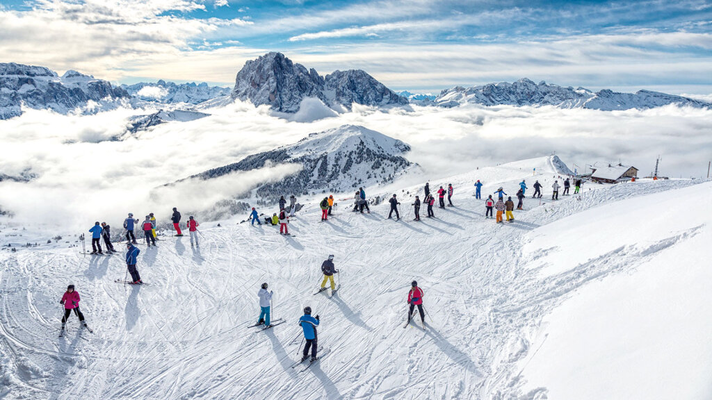 Skipiste in Gröden: Vom ersten Fall bis zur Schließung dauerte es zwölf Tage. Foto: Archiv