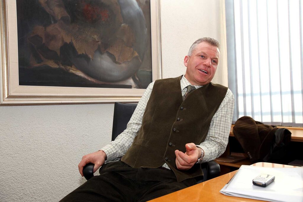 Will erneut in den Landtag: Christian Egartner, hier auf einem Archivbild, Präsident der Wipptaler Bau AG. Foto: Alexander Alber