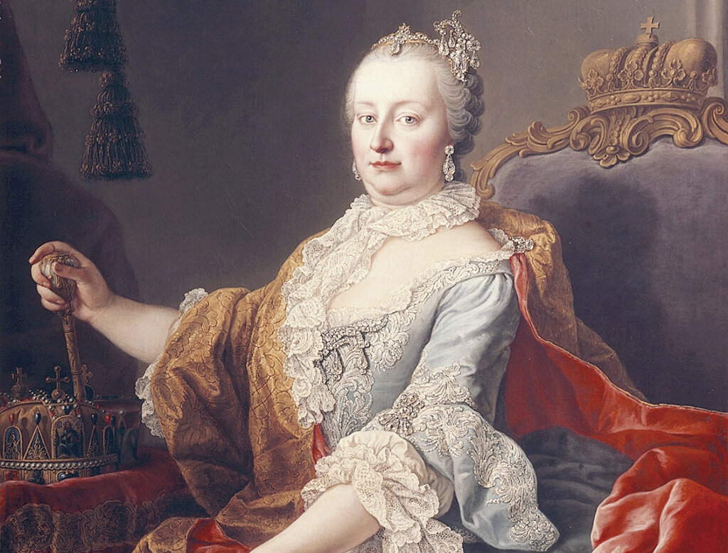 Die Klatschpresse von heute hätte viel Freude an ihr: Storys von Herz und Schmerz gab es im Leben der Maria Theresia viele. „Wie glücklich ist man doch, wenn man eine legitime Liebe hegen kann“, sagte sie über die Ehe mit Franz Stephan. Foto: Akademie der bildenden Künste/APA/Gemälde von M. v. Meytens