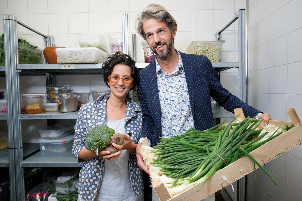 „Wir sind keine Missionare, wir wollen niemanden belehren“: Franziska und Benjamin Posch leben vegan und halten es auch in ihrem Hotel so. Foto: Ludwig Thalheimer