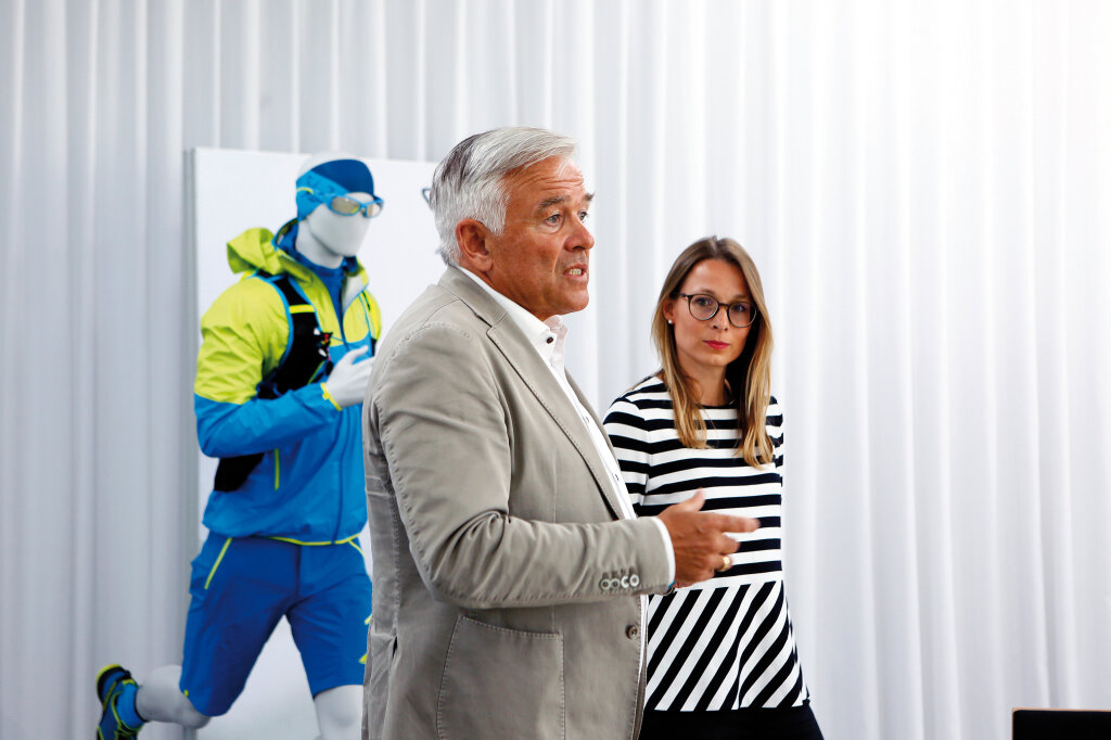 Heiner und Ruth Oberrauch: „Christoph Engl ist wie ein Trainer, der eine Spitzenmannschaft dazu bringen muss, Tore zu schießen.“ Foto: Alexander Alber