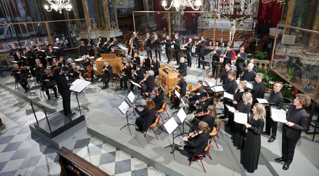 Selten gespieltes Monumentalwerk: Messe von Ignaz Franz von Biber im Brixner Dom. Foto: Musik und Kirche / Konrad Eichbichler