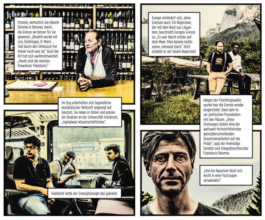 Beim Besuch des österreichisch-italienischen Friedenstreffens fragte sich Carlos Spottorno: „Warum gibt es in Spanien keine Wiederversöhnung nach dem Bürgerkrieg?“ Foto: Carlos Spottorno und Guillermo Abril