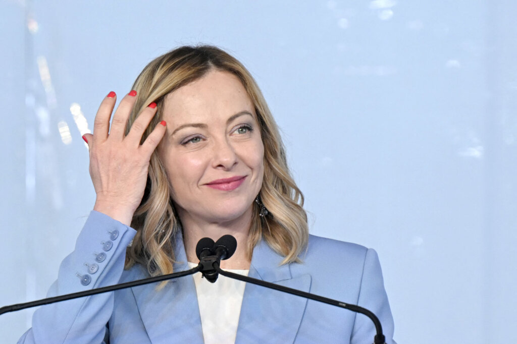„Mutter aller Reformen“: Ministerpräsidentin Gioriga Meloni. Foto: APA/AFP/Tiziana FABI