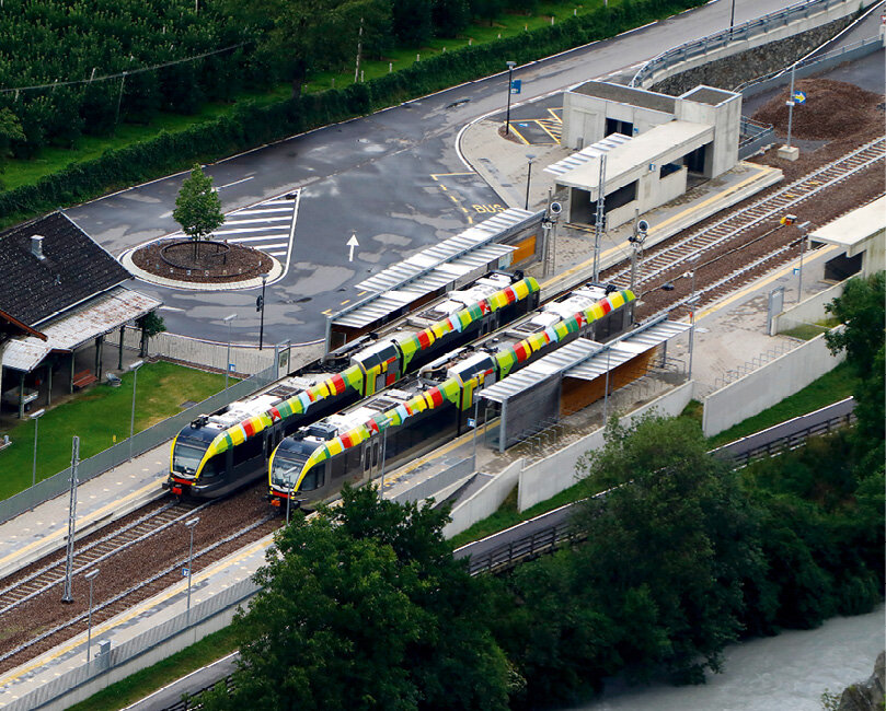 Der größte Teil der nachgereichten Mittel fließt in die Mobilität und die Modernisierung von Infrastrukturen: 144 Millionen Euro. Im Bild: der Bahnhof von Staben/Kastelbell.