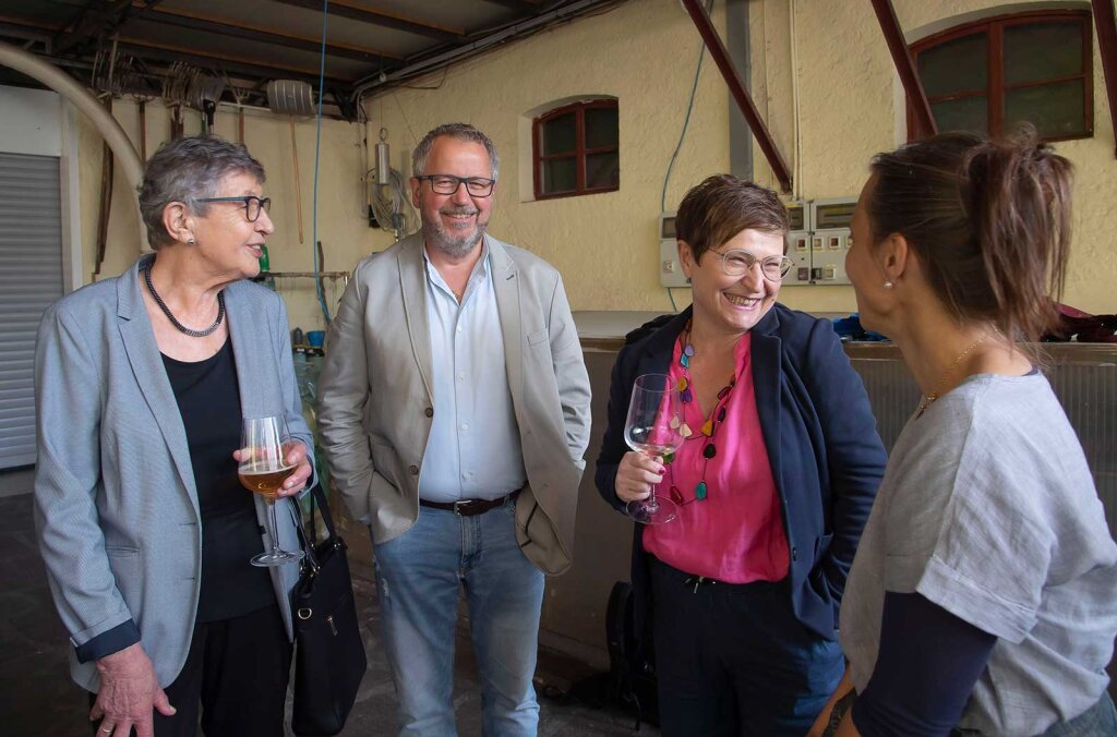 Christa Unterlechner, Markus Kompatscher, Sabine Kaufmann Foto: Othmar Seehauser