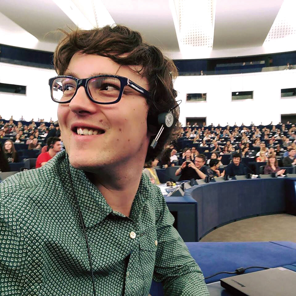 „Ich wäre gern für einen Tag EU-Kommissionspräsident (gerne auch länger).“ Florian Gasser Foto: Privat