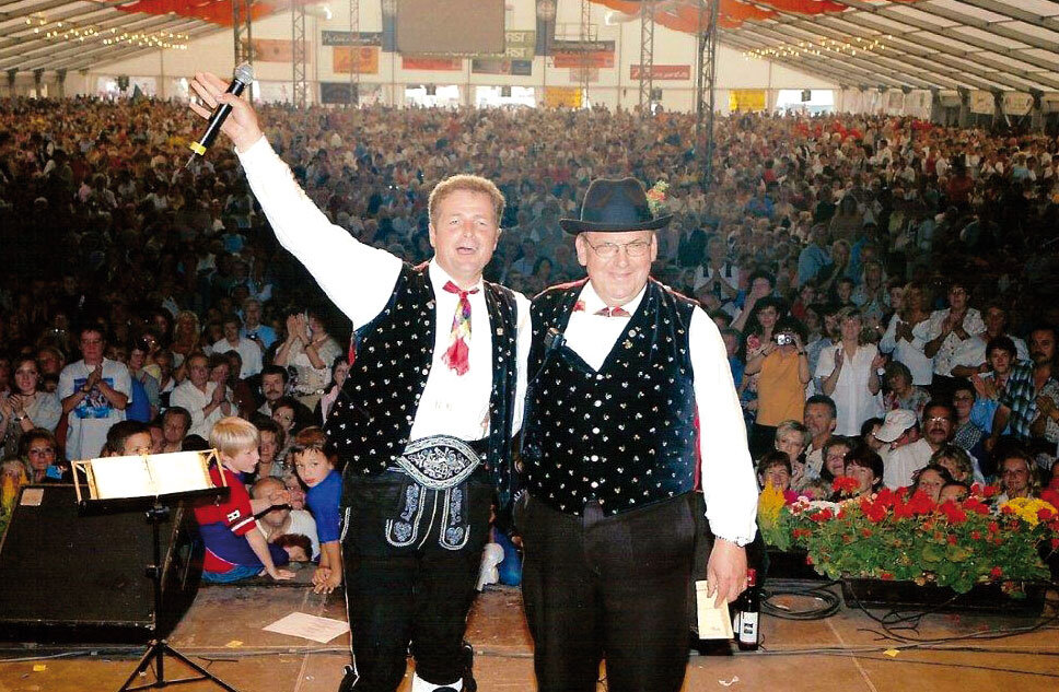 Richard Fill und Norbert Rier: 2020 wird nicht gefeiert. Foto: Privat