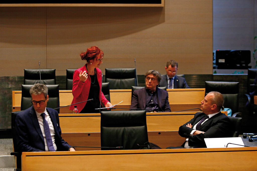 Brigitte Foppa, 50 Seit 2013 Landtagsabgeordnete und seit 2009 Co-Vorsitzende der Grünen Foto: Alexander Alber