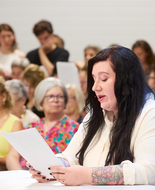 Lena Schätte, Gewinnerin des Bachmannpreises. Foto: Johannes Puch