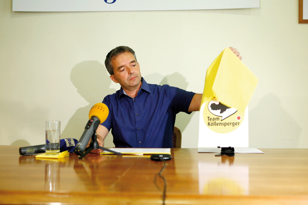 Paul Köllensperger, 47, seit 2013 Abgeordneter der Fünf Sterne: „Ich muss diesen Schritt machen.“ Foto: Alexander Alber