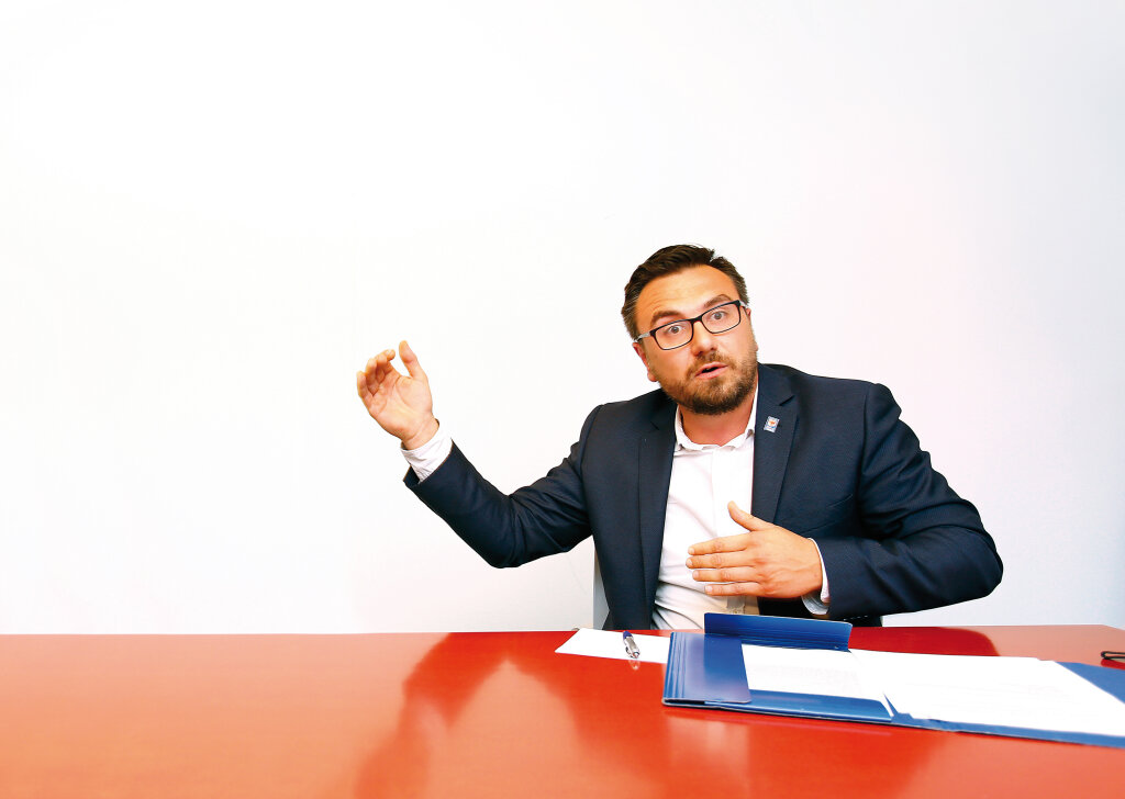 Freiheitlichen-Obmann Andreas Leiter-Reber: „Ich bin mir sicher, da folgen weitere Angriffe. Wir werden uns aber zu wehren wissen.“ Foto: Alexander Alber