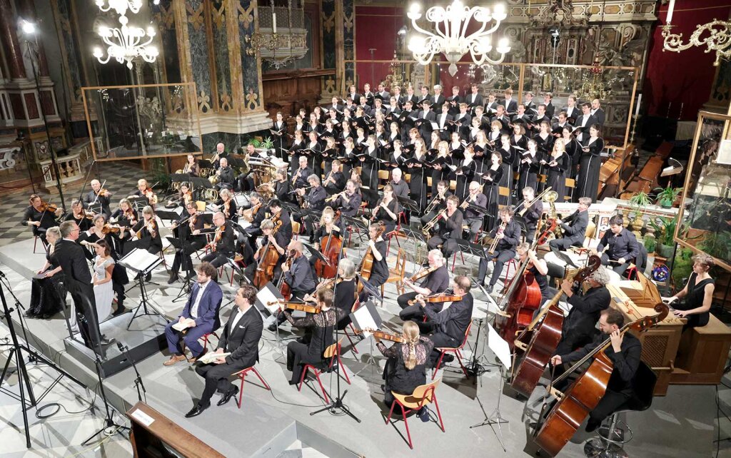 Audi-Jugendchorakademie: schöner farbiger Klang. Foto: Ewald Eichbichler