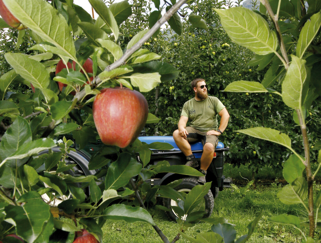 Michael Kaufmann betreibt konventionelle Landwirtschaft: „Bio“ überzeugt ihn bislang nicht. Foto: Alexander Alber
