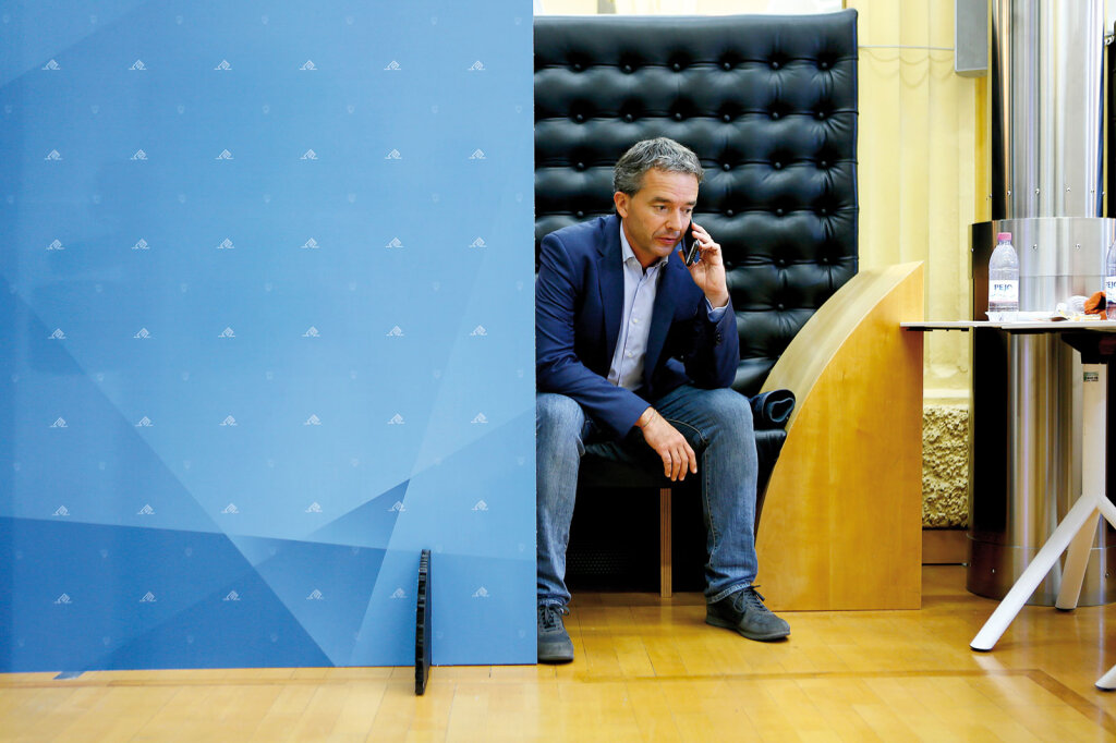 Paul Köllensperger, 50, sitzt seit 2013 im Landtag: Zuerst für die Fünfsternebewegung, seit 2018 für sein eigenes Team K. Foto: Alexander Alber