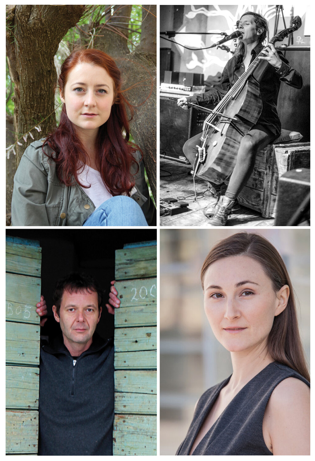 Katharina Gschnell (links oben), Veronika Egger (rechts oben), Lissy Pernthaler (rechts unten) und Christian Reisigl. Foto: Privat