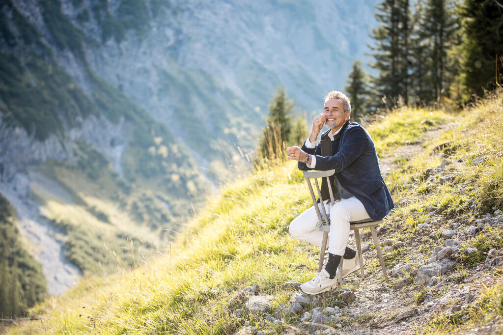 „Ich wäre gerne für einen Tag Abfahrts-Olympiasieger.“ Michael Klemera Foto: Matthias Baumgartner