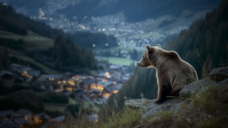 Der Bär ist eines der Themen, die unsere Gesellschaft polarisieren: Der Film von Andreas Pichler bildet Emotionen und Diskussionen ab. Foto: Heliosfilm