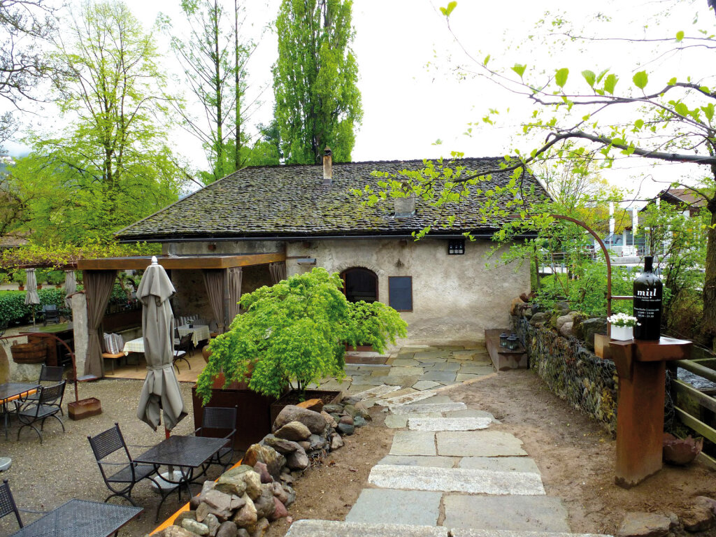 Das Restaurant „Miil“ in Tscherms. Foto: ff