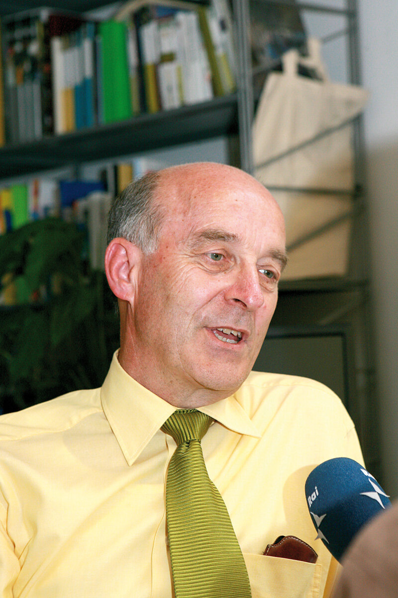 Sepp Kusstatscher, 73, saß für die SVP im Südtiroler Landtag und wechselte dann zu den Grünen – diese vertrat er im Landtag und im Europaparlament. Foto: Alexander Alber