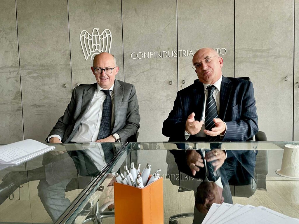 Fausto Manzana (rechts): „Wollen im Trentino die schweigende Mehrheit ansprechen, die sich derzeit ausgegrenzt fühlt.“ Foto: Confindustria del Trentino