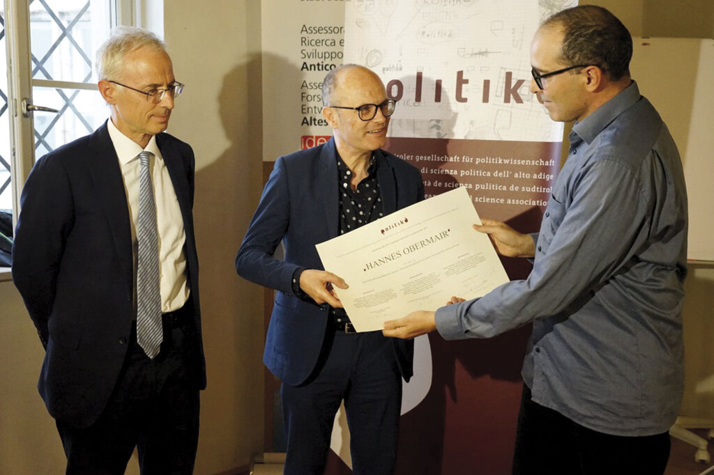 Historiker Obermair (links): Südtirol ist geschichtsbesessen und geschichtsvergessen zugleich. Foto: Archiv