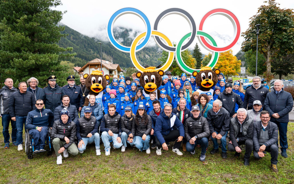 Arno Kompatscher bei der Ringfeier in Antholz. Foto: LPA/Fabio Bruccoleri