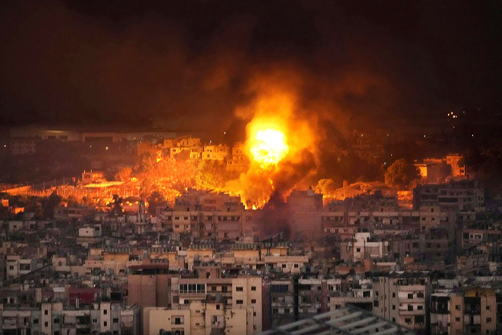 Israelischer Angriff auf Beirut, um die Terrormiliz Hezbollah zu treffen: Bomben, nachdem vorher Tausende Pager explodiert waren. Foto: Archiv