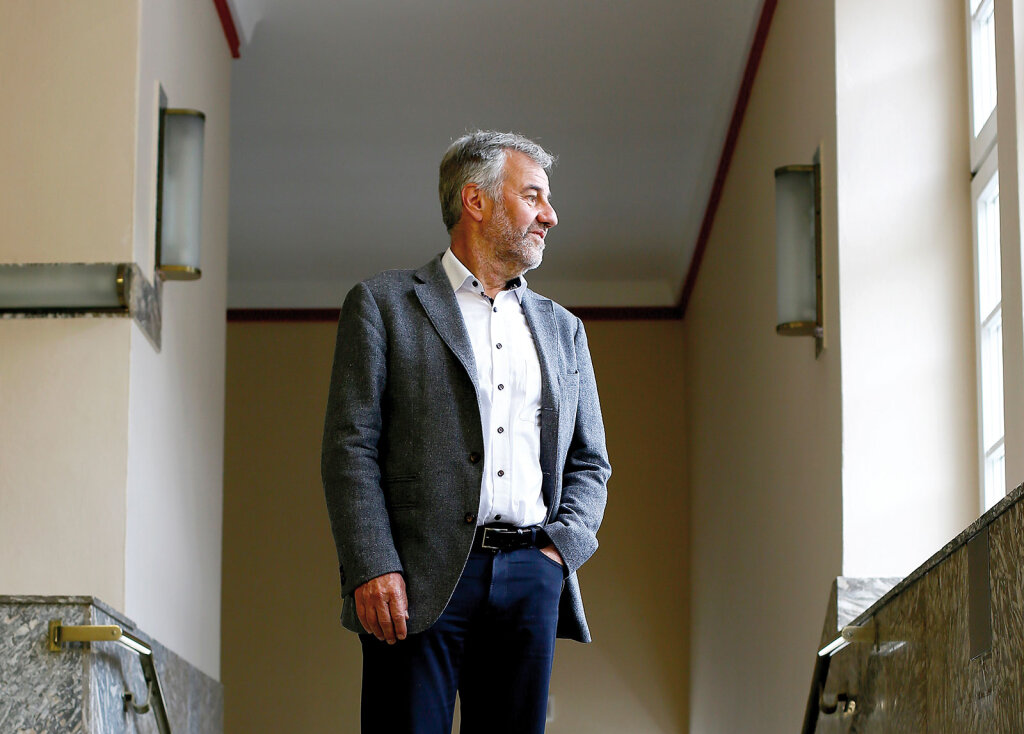 Alter und neuer Meraner Bürgermeister Paul Rösch: 25 Tage Zeit, um den gordischen Knoten zu lösen und eine Regierung zu bilden. Foto: Alexander Alber