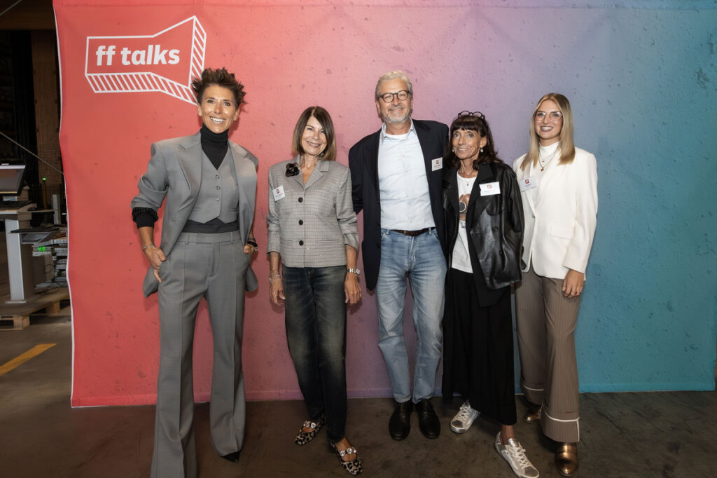Das Team der ff-Talks: Verena Pliger, Elisabeth Forer Naumann, Michael Disertori, Roswitha Rauter und Julia Staffler Foto: LiveStyle