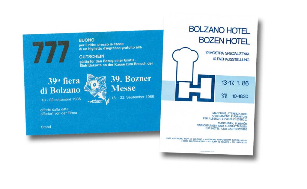 Die Bozner Messe gibt es seit 1948: Im ersten Jahr lag der Umsatz bei 1,5 Milliarden Lire.