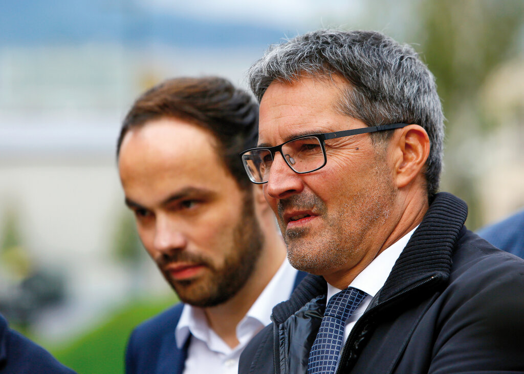 „Machtkampf“: Philipp Achammer, Arno Kompatscher. Foto: Alexander Alber