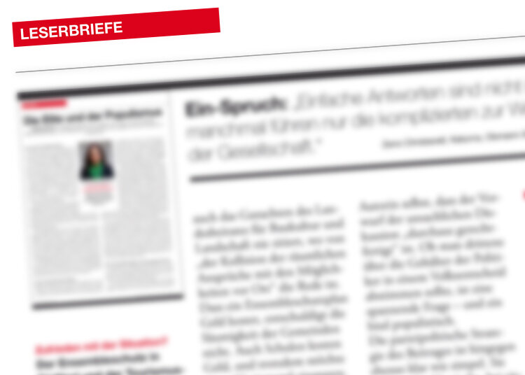 Leserbriefe Foto: ff-Media