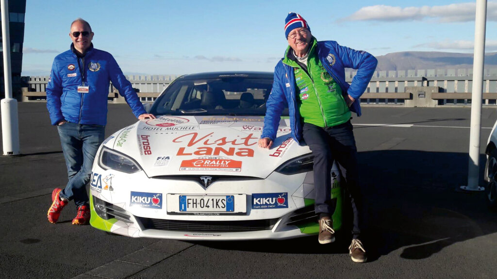 Co-Pilot Franco Gaioni und Pilot Walter „Fuzzy“ Kofler: Vizeweltmeister 2018. Foto: Josef Unterholzner