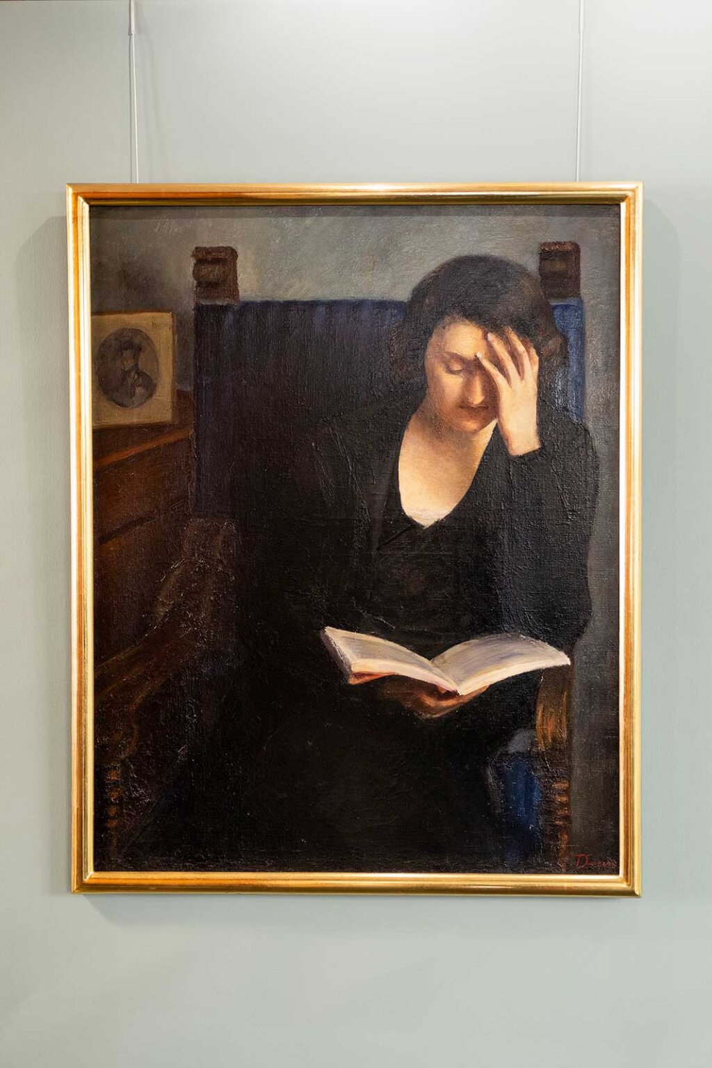 „La donna che legge“, Öl auf Leinwand, 1933, von Tullia Socin. Die Boznerin ist heute kaum bekannt, hatte ihrerseits aber ein bewegtes Künstlerinnenleben. Foto: Ludwig Thalheimer