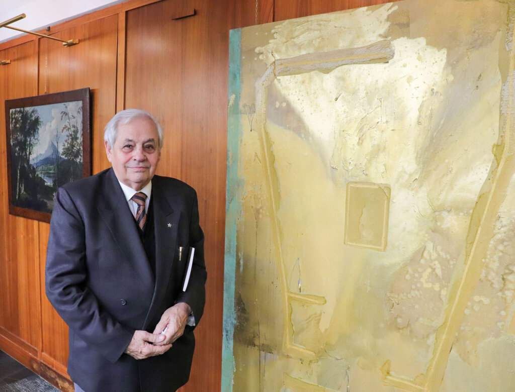Kunstexperte und Buchautor Fulvio Vicentini. Foto: Lukas Auer