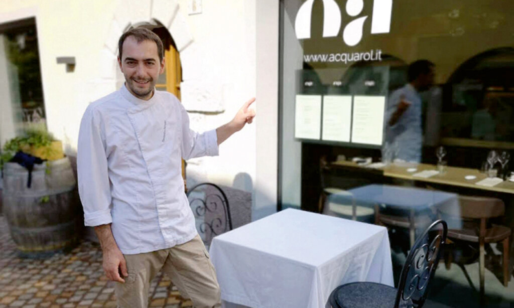 Bestes Nusseis in Südtirol: Alessandro Bellingeri vom Acquarol in Eppan. Foto: Extrawurst