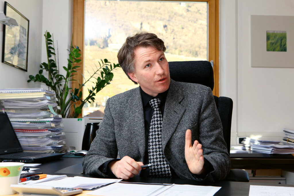 Auf Wolfstour in Oberbayern: Bauernbund-Direktor Siegfried Rinner heizt den Landwirten ein Foto: Alexander Alber